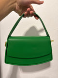Borsa a Spalla Mini Elegante | Verde Smeraldo | Effetto Pelle Liscia