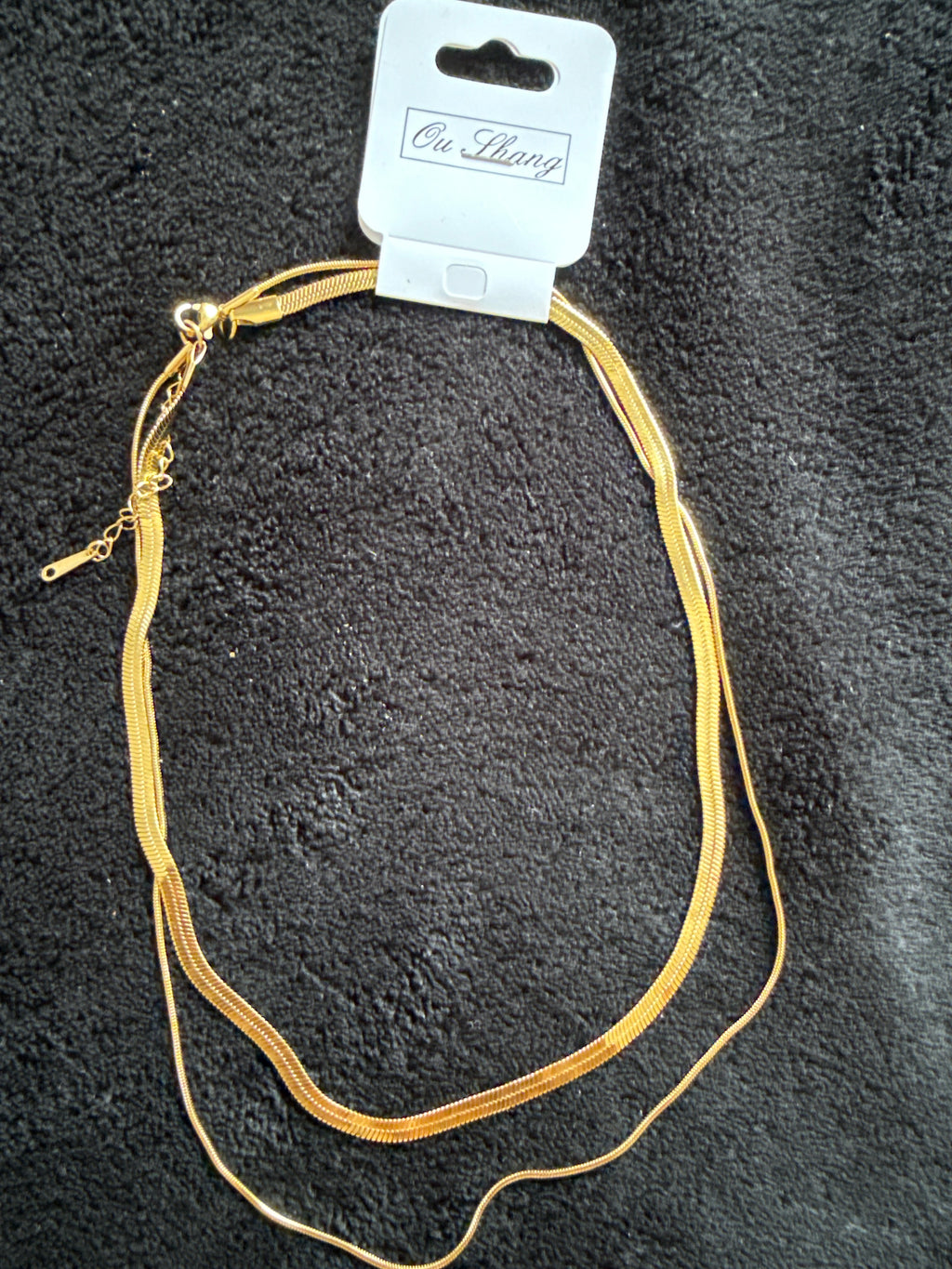 Collana Doppia Oro Snake Chain - Catena Doppia Layered | Golden Duo