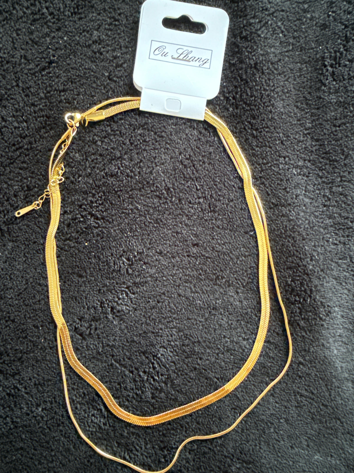 Collana Doppia Oro Snake Chain - Catena Doppia Layered | Golden Duo